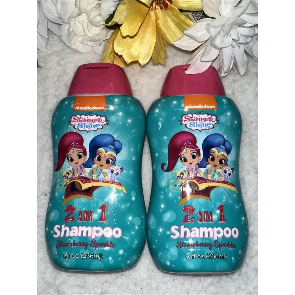 Nickelodeon Shimmer and Shine 2-in-1 Shampoo Strawberry Sparkle 8oz 2pk